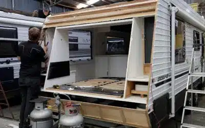 Fixing and Rebuilding Front Caravan Damages